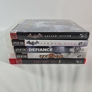 Sony Playstation 3 PS3 5 Game Lot Collection Complete CIB